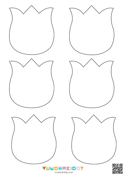 Printable Cut Out Tulip Template